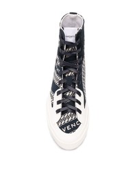 Givenchy Chain Print Hi Top Sneakers