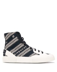 Givenchy Chain Print Hi Top Sneakers