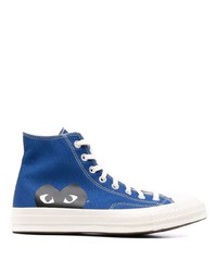Comme Des Garcons Play Comme Des Garons Play X Converse Chuck Taylor High Top Sneakers