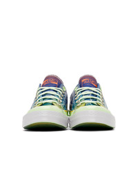 Converse Blue And Green Chuck 70 Pigalle Sneakers