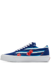 Vans Blue White Og Old Skool Lx Sneakers