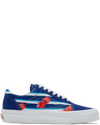 Vans Blue White Og Old Skool Lx Sneakers