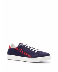 Kiton Logo Embroidered Sneakers