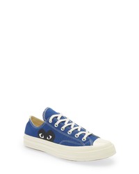 Comme Des Garcons Play X Converse Chuck Taylor Hidden Heart Low Top Sneaker In Navy At Nordstrom