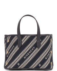 Givenchy Navy And Beige Mini Bond Shopper Tote