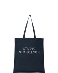 Studio Nicholson Navy Standard Tote
