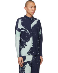 Homme Plissé Issey Miyake Navy Splash Sweater