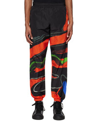 Moschino Black Printed Trousers