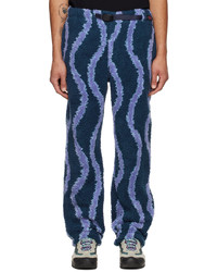 Gramicci Navy Swirl Trousers