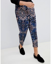ASOS DESIGN Tapered Smart Trouser In Tapes
