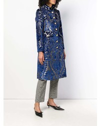 Dolce & Gabbana Printed Flared Coat
