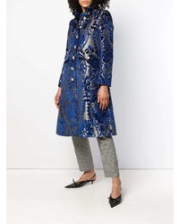 Dolce & Gabbana Printed Flared Coat