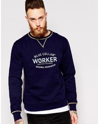 Blue Collar Worker Logo Sweatshirt