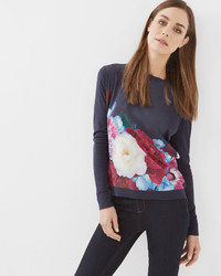 Ted Baker Blushing Bouquet Woven Sweater