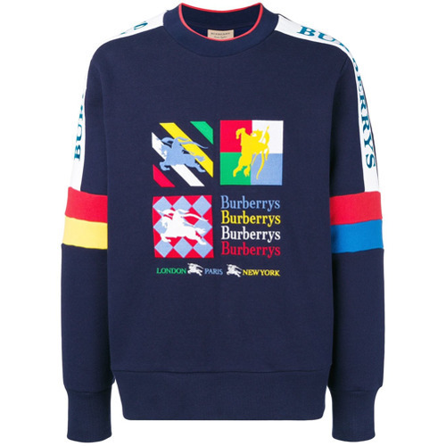 burberry color block sweater