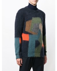 Roberto Collina Colour Block Fitted Sweater