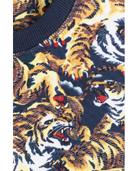 Kenzo Cotton Tiger Print Sweatshirt