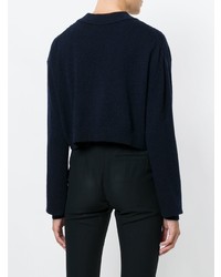 Peter Pilotto Cropped Abstract Stitch Sweater
