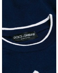 Dolce & Gabbana Crown Logo Intarsia Jumper