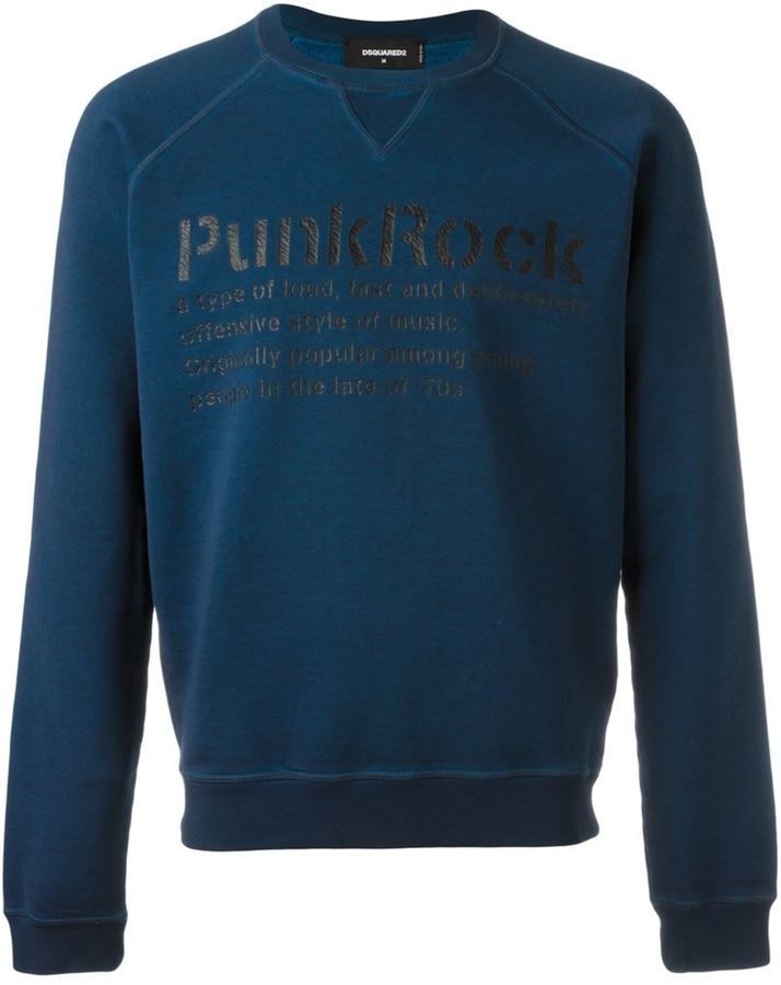 dsquared2 punk sweatshirt