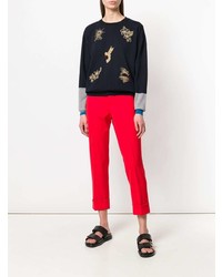 Stella McCartney Embroidered Colour Block Sweater