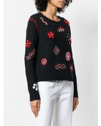 Chinti & Parker Embroidered Sweater