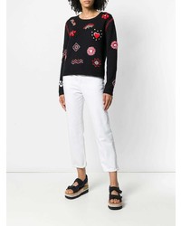 Chinti & Parker Embroidered Sweater