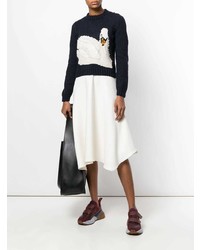 JW Anderson Intarsia Swan Knitted Sweater