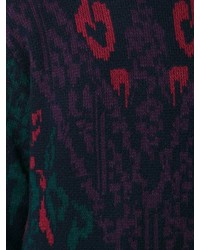 Sacai Jacquard Printed Sweater