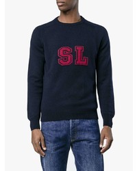 Saint Laurent Logo Cashmere Sweater