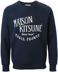 MAISON KITSUNÉ Maison Kitsun Logo Print Sweater