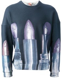 MSGM X Toilet Paper Lipstick Print Sweatshirt