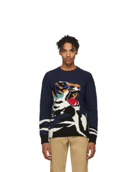 Kenzo Navy Big Tiger Sweater