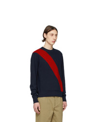 Rag and Bone Navy Silk Rex Sweater