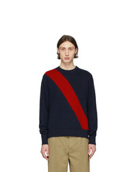 Rag and Bone Navy Silk Rex Sweater