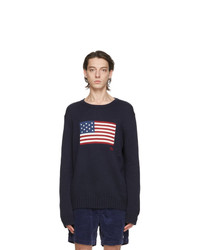 Polo Ralph Lauren Navy The Iconic Flag Sweater