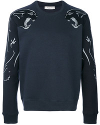 maske Magtfulde fantom Valentino Panther Print Sweatshirt, $627 | farfetch.com | Lookastic