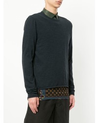 Kolor Printed Detail Lightweight Sweater