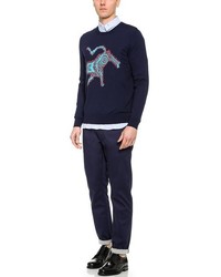 Paul Smith Ps By Tiger Print Sweater