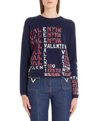 Valentino Puzzle Wool Cashmere Sweater