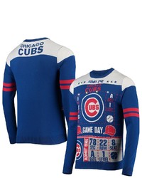 FOCO Royal Chicago Cubs Ticket Light Up Ugly Sweater At Nordstrom