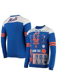 FOCO Royal New York Mets Ticket Light Up Ugly Sweater At Nordstrom