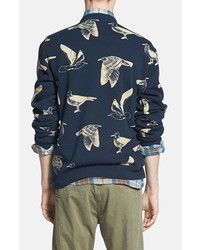 Obey Seagull Print Crewneck Sweatshirt