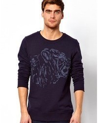 Selected Sweatshirt Tiger Puff Print