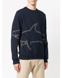 Paul & Shark Shark Print Sweater