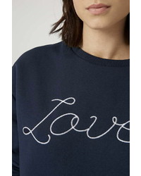 Topshop Tee Cake Lover Chain Stitch Sweatshirt