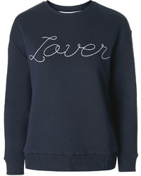 Topshop Tee Cake Lover Chain Stitch Sweatshirt