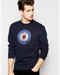Ben Sherman Vintage Print Sweater