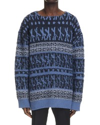 Givenchy X Chito Float Stitch Lambswool Sweater