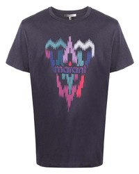 Isabel Marant Abstract Logo Print T Shirt